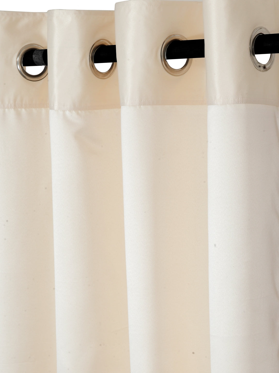 Eyda Ivory Color Premium Semi Blackout 1 Pc Long Door Curtain